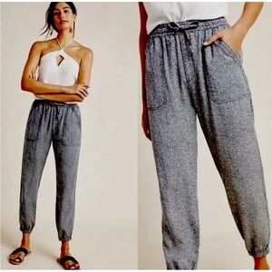 Anthropologie Gray Jogger Pants Relaxed Fit